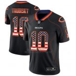 Camiseta NFL Limited Hombre Chicago Bears Mitchell Trubisky Negro 2018 USA Flag Fashion Color Rush