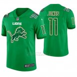 Camiseta NFL Limited Hombre Detroit Lions Marvin Jones St. Patrick's Day Verde