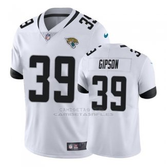 Camiseta NFL Limited Hombre Jacksonville Jaguars Tashaun Gipson Blanco Vapor Untouchable
