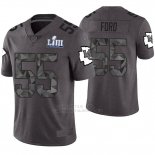 Camiseta NFL Limited Hombre Kansas City Chiefs Dee Ford Gris Super Bowl LIII