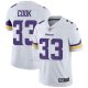 Camiseta NFL Limited Hombre Minnesota Vikings 33 Dalvin Cook Blanco Stitched Vapor Untouchable