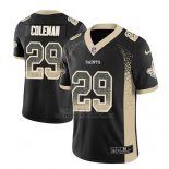 Camiseta NFL Limited Hombre New Orleans Saints Kurt Coleman Saints Negro 2018 Drift Fashion Color Rush