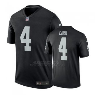 Camiseta NFL Limited Hombre Oakland Raiders Derek Carr Negro Vapor Untouchable