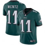 Camiseta NFL Limited Hombre Philadelphia Eagles 11 Wentz Verde