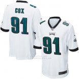 Camiseta NFL Limited Hombre Philadelphia Eagles 91 Cox Blanco