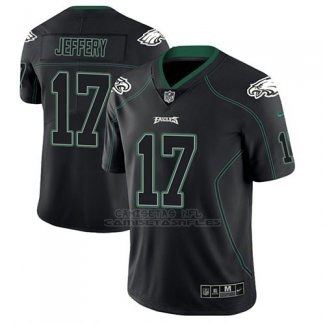 Camiseta NFL Limited Hombre Philadelphia Eagles Alshon Jeffery Negro Color Rush 2018 Lights Out