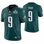Camiseta NFL Limited Hombre Philadelphia Eagles Nick Foles Verde Super Bowl Lii Champions