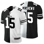 Camiseta NFL Limited Jacksonville Jaguars Minshew II Black White Split