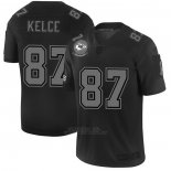 Camiseta NFL Limited Kansas City Chiefs Kelce 2019 Salute To Service Negro
