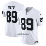 Camiseta NFL Limited Las Vegas Raiders Brock Bowers Vapor F.U.S.E. Blanco