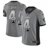 Camiseta NFL Limited Las Vegas Raiders Carr Rush Drift Fashion Gris