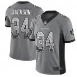 Camiseta NFL Limited Las Vegas Raiders Jackson Rush Drift Fashion Gris