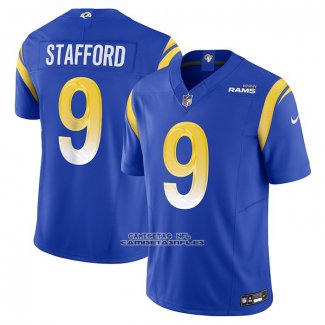 Camiseta NFL Limited Los Angeles Rams Matthew Stafford Vapor F.U.S.E. Azul