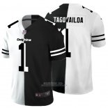 Camiseta NFL Limited Miami Dolphins Tagovailoa White Black Split