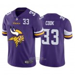 Camiseta NFL Limited Minnesota Vikings Cook Big Logo Number Violeta