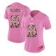 Camiseta NFL Limited Mujer Chicago Bears 10 Mitchell Trubisky Rosa 2017 Vapor Untouchable