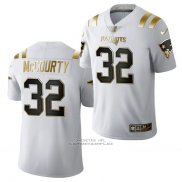 Camiseta NFL Limited New England Patriots Devin Mccourty Golden Edition 2020 Blanco