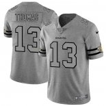 Camiseta NFL Limited New Orleans Saints Thomas Team Logo Gridiron Gris