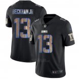 Camiseta NFL Limited New York Giants Beckham Jr Black Impact