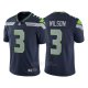 Camiseta NFL Limited Nino Seattle Seahawks 3 Wilson Azul Vapor Untouchable