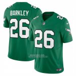 Camiseta NFL Limited Philadelphia Eagles Saquon Barkley Vapor F.U.S.E. Alterno Verde