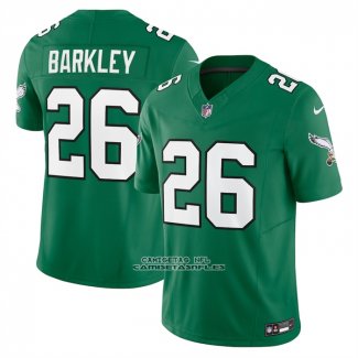 Camiseta NFL Limited Philadelphia Eagles Saquon Barkley Vapor F.U.S.E. Alterno Verde