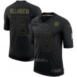 Camiseta NFL Limited Pittsburgh Steelers Villanueva 2020 Salute To Service Negro