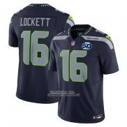 Camiseta NFL Limited Seattle Seahawks Tyler Lockett Vapor F.U.S.E. 50th Season Azul
