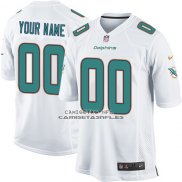 Camiseta NFL Nino Miami Dolphins Personalizada Blanco