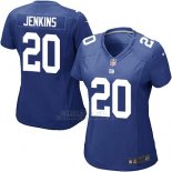 Camiseta New York Giants Jenkins Azul Nike Game NFL Mujer