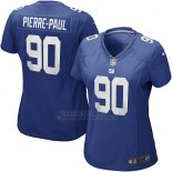 Camiseta New York Giants Pierre Paul Azul Nike Game NFL Mujer