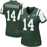 Camiseta New York Jets Fitzpatrick Verde Nike Game NFL Mujer