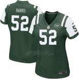 Camiseta New York Jets Harris Verde Nike Game NFL Mujer