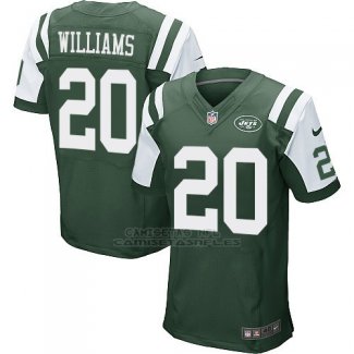 Camiseta New York Jets Williams Verde Nike Elite NFL Hombre