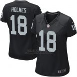 Camiseta Oakland Raiders Holmes Negro Nike Game NFL Mujer