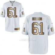 Camiseta Oakland Raiders Hudson Blanco Nike Gold Game NFL Hombre