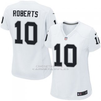 Camiseta Philadelphia Eagles Roberts Blanco Nike Game NFL Mujer