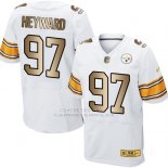 Camiseta Pittsburgh Steelers Heyward Blanco Nike Gold Elite NFL Hombre Camiseta Pittsburgh Steelers Heyward Blanco Nike Gold Elite NFL Hombre