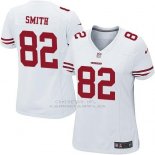 Camiseta San Francisco 49ers Smith Blanco Nike Game NFL Mujer