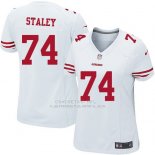 Camiseta San Francisco 49ers Staley Blanco Nike Game NFL Mujer