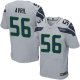 Camiseta Seattle Seahawks Avril Apagado Blanco Nike Elite NFL Hombre