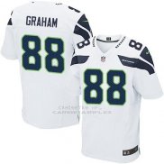 Camiseta Seattle Seahawks Graham Blanco Nike Elite NFL Hombre