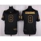 Camiseta Washington Commanders Cousins Negro Nike Elite Pro Line Gold NFL Hombre