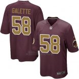 Camiseta Washington Commanders Galette Marron Nike Game NFL Nino