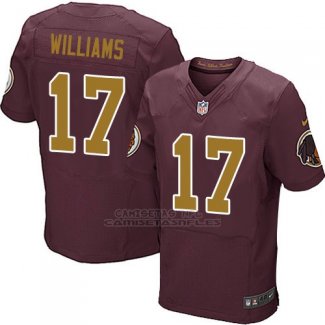 Camiseta Washington Commanders Williams Apagado Rojo Nike Elite NFL Hombre