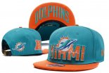 Gorra NFL Miami Dolphins Naranja Azul Claro