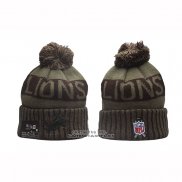Gorro Beanie Detroit Lions New Era Verde Militar