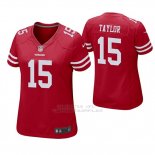 Women San Francisco 49ers Trent Taylor Rojo
