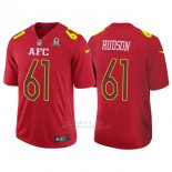 Camiseta AFC Hudson Rojo 2017 Pro Bowl NFL Hombre Camiseta AFC Hudson Rojo 2017 Pro Bowl NFL Hombre