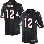 Camiseta Arizona Cardinals Brown Negro Nike Game NFL Hombre